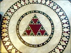 Carpet in Roman Basilica of Santa Maria