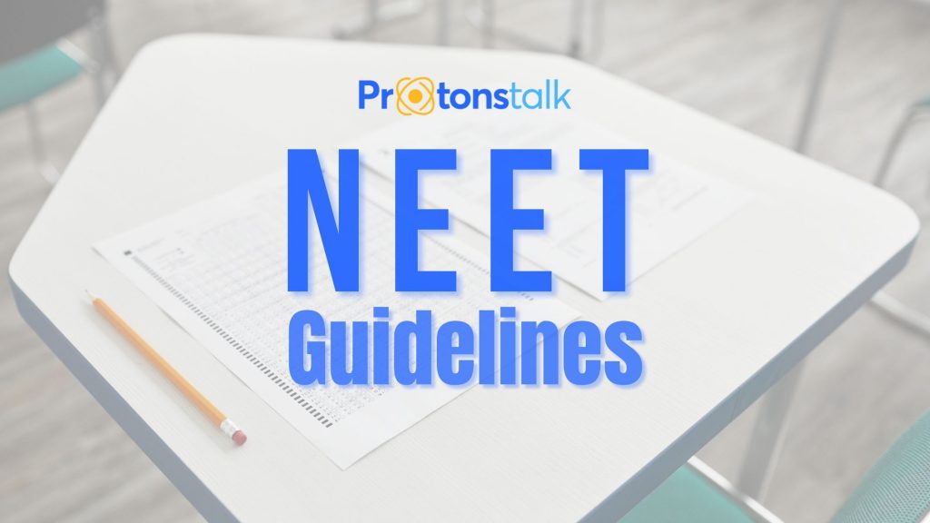 NEET exam guidelines 2021