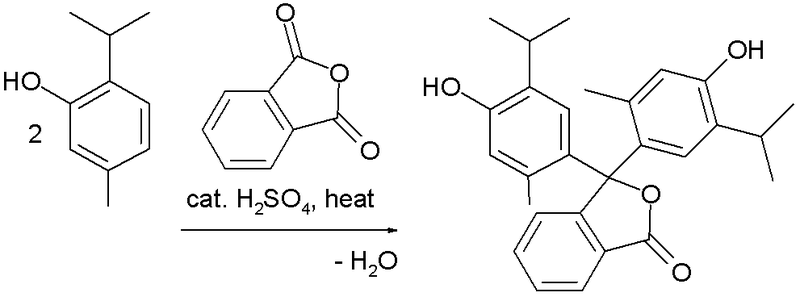 Synthesis of Thymolphthalein