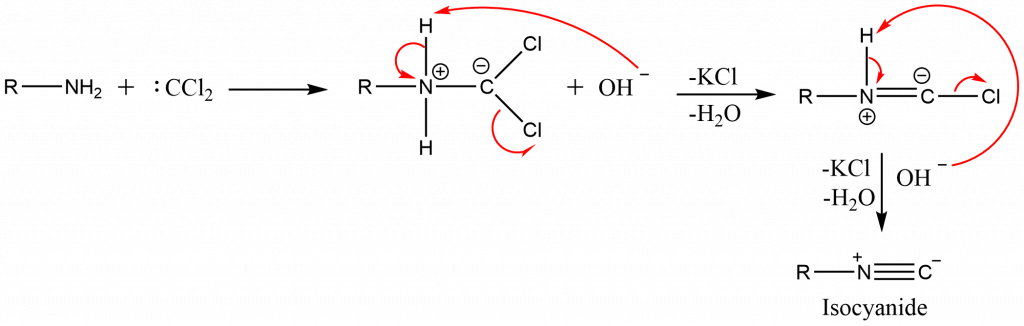 Carbylamine Reaction Mechanism